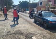 Ica: deficiencias en obra de mejoramiento de la avenida Cutervo ponen en riesgo la seguridad de la población