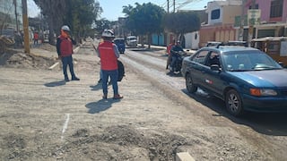 Ica: deficiencias en obra de mejoramiento de la avenida Cutervo ponen en riesgo la seguridad de la población