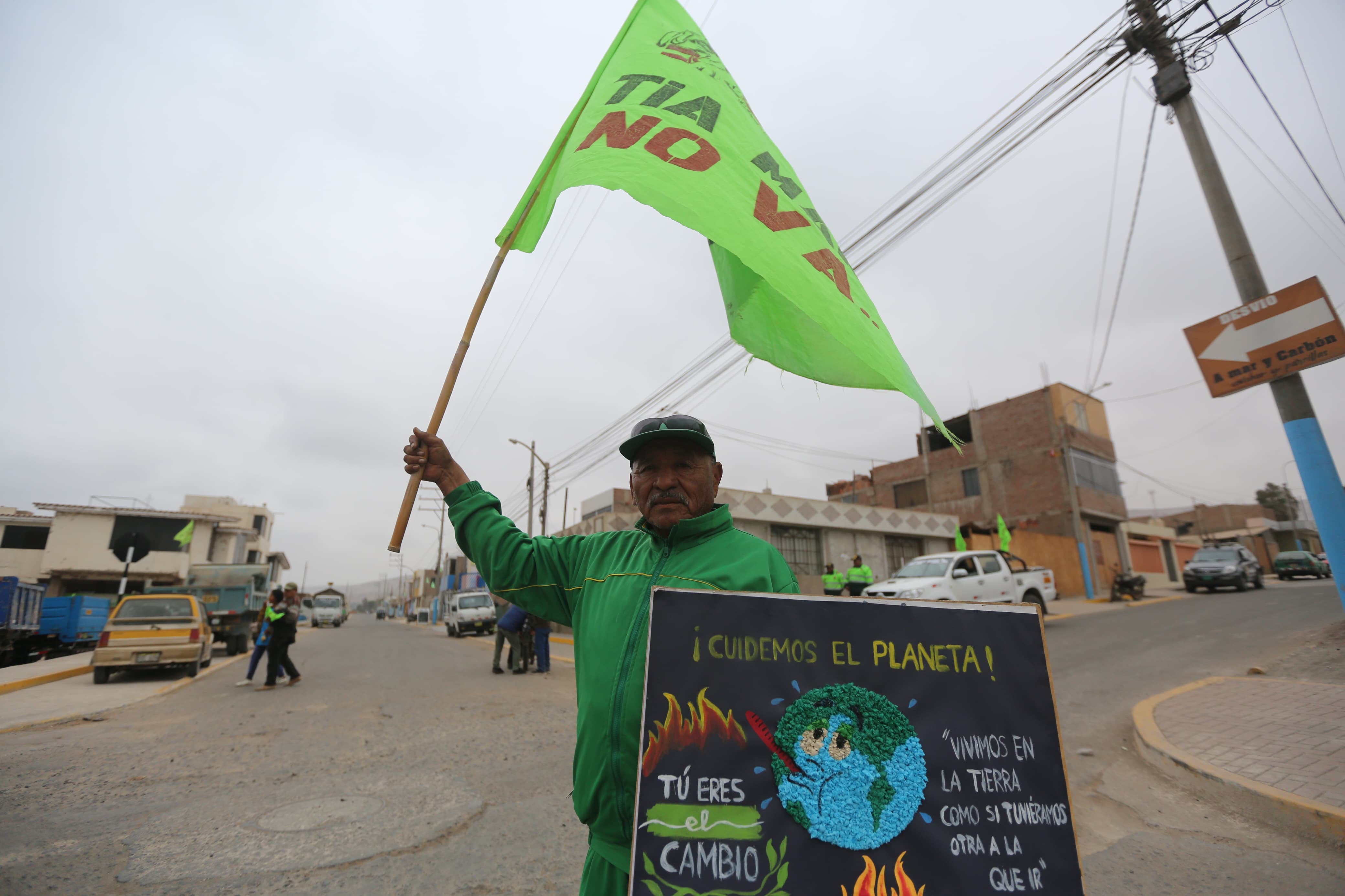 Se oponen a minera de cobre. (Foto: Leonardo Cuito)