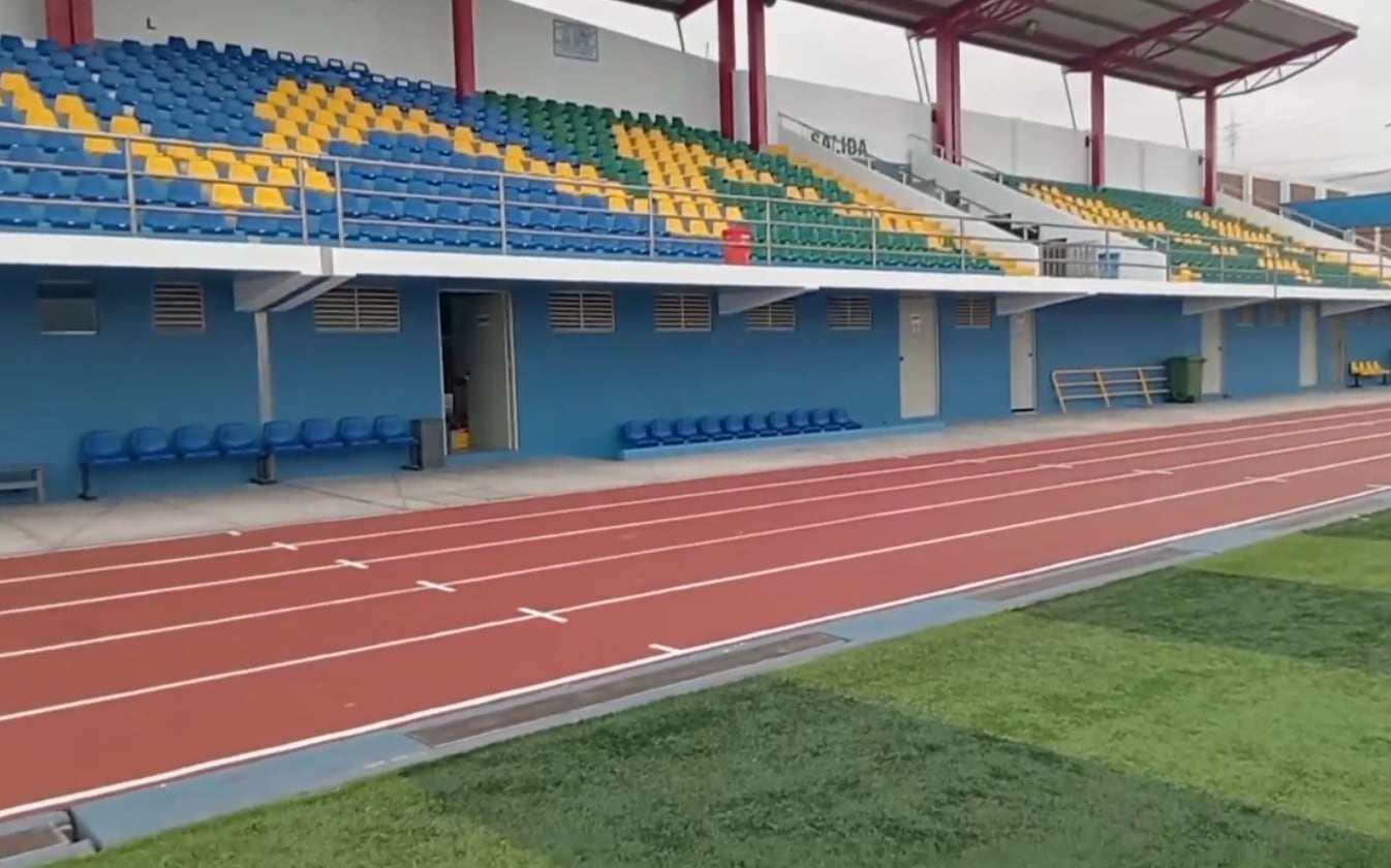 Terminan el mantenimiento del estadio municipal de Mollendo Juan Carlos Oblitas