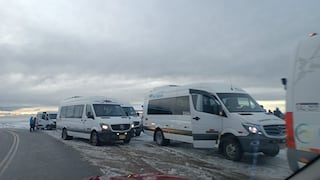 Arequipa: Advierten presencia de nevada en vía hacia Chivay