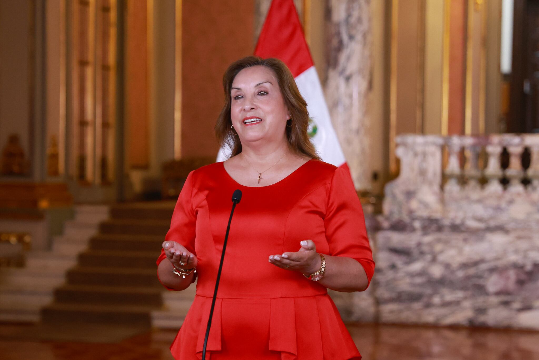 La presidenta Dina Boluarte se sometió a una intervención quirúrgica a mediados del 2023. (Foto: Presidencia)