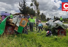 Jauja: Panadero grave tras violento choque entre auto y mototaxi