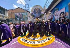 Huancayo: Policías piden protección del Señor de los Milagros