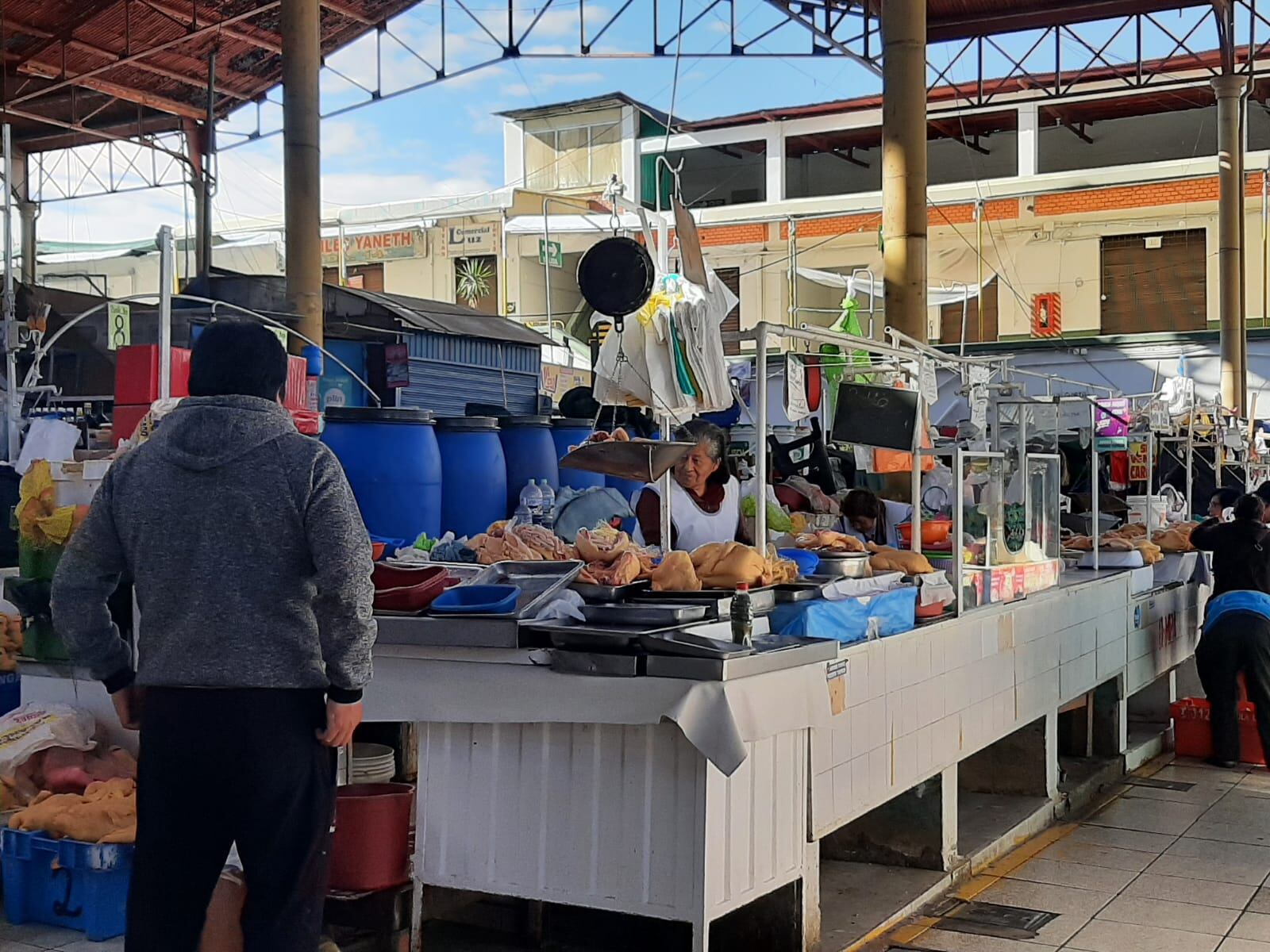 Instalaciones en el mercado San Camilo. Foto: GEC.