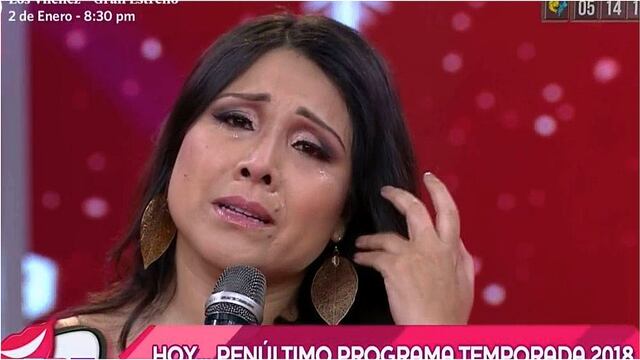 Tula Rodríguez rompe en llanto al comentar cómo pasará la Navidad: "Quisiera tener a mi esposo a mi lado" (VIDEO)