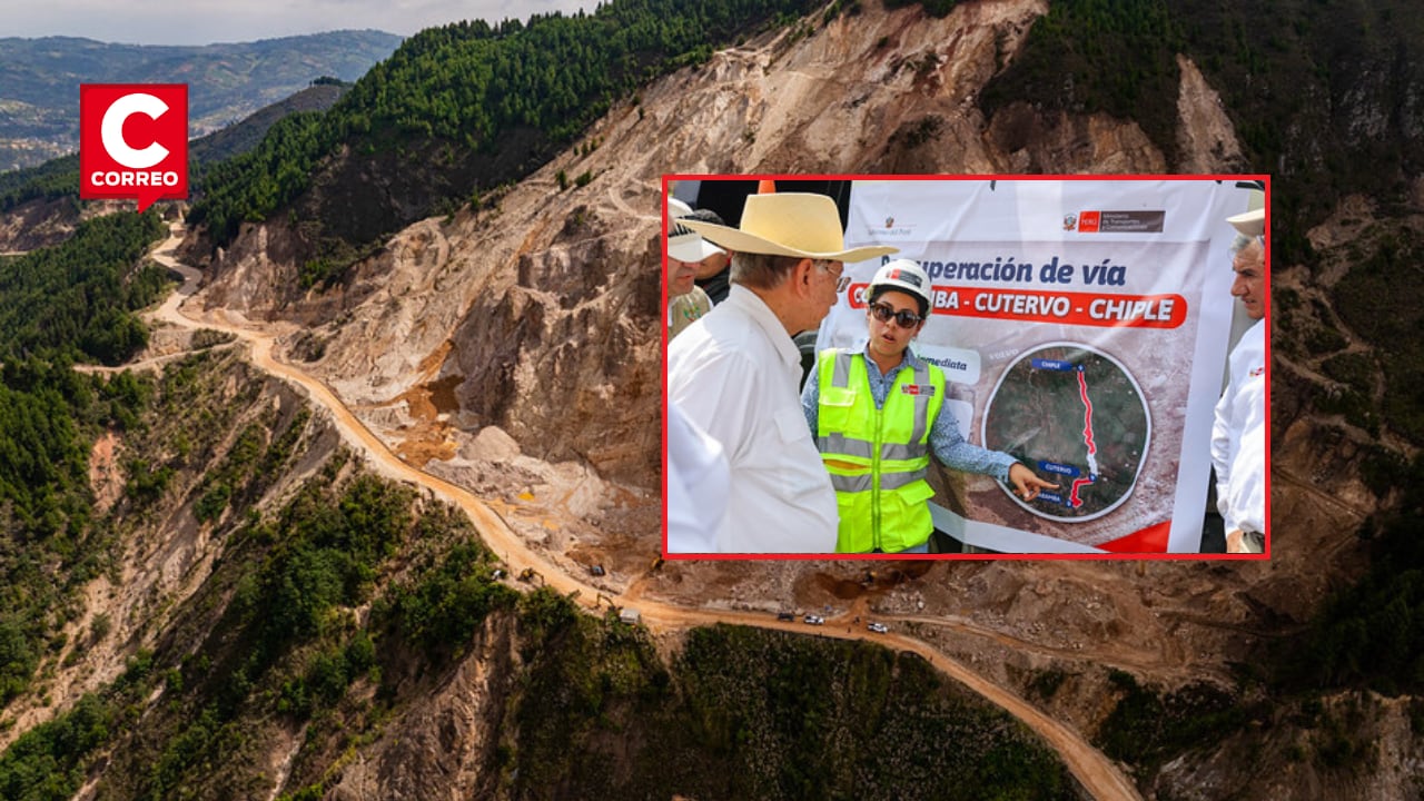 : Presidente supervisa carretera en Cajamarca y fija plazo de 60 días para su ejecución. (Fotos: Presidencia)