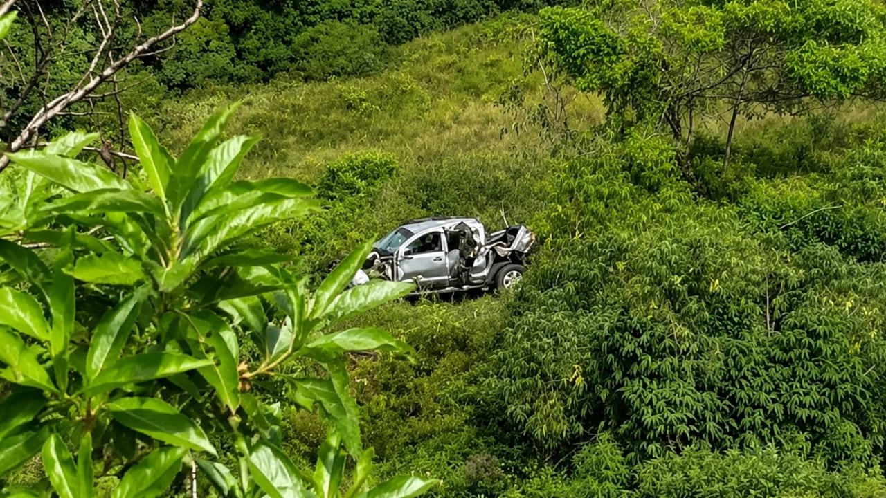 Ayacucho: un muerto y tres heridos deja despiste de camioneta en ruta al Vraem. Foto: Difusión.