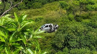 Ayacucho: un muerto y tres heridos deja despiste de camioneta en ruta al Vraem