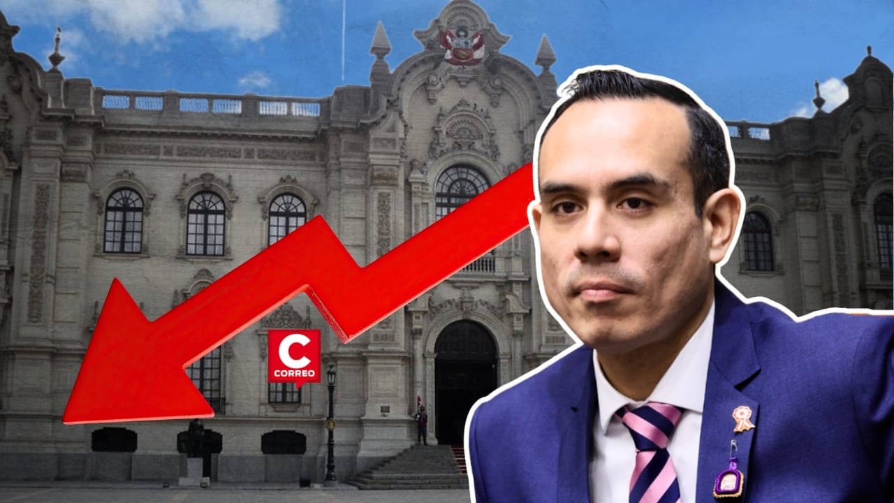 ¡Pierde respaldo! Presidente Jerí cae en las encuestas tras reunión con empresario chino según CPI. Composición: Diario Correo.