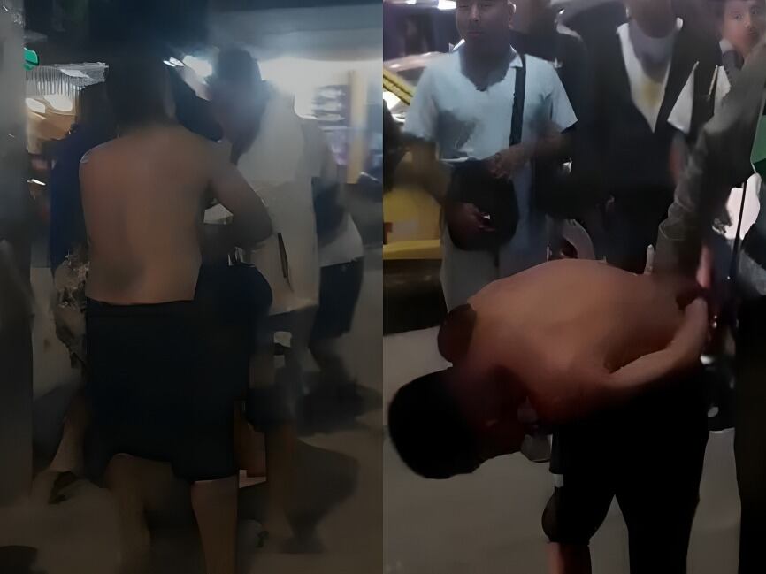 Los vecinos enfurecieron contra el hombre por pretender asaltar a una joven.