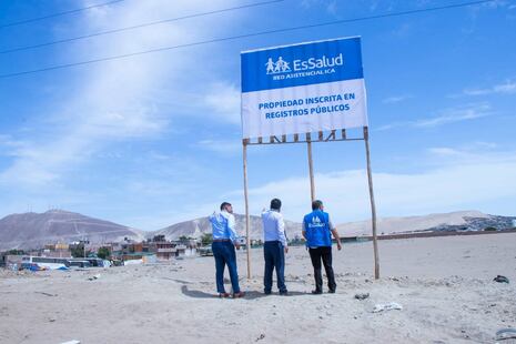 Ica: verifican terreno y se proyecta la construcción de un moderno centro de quimioterapia