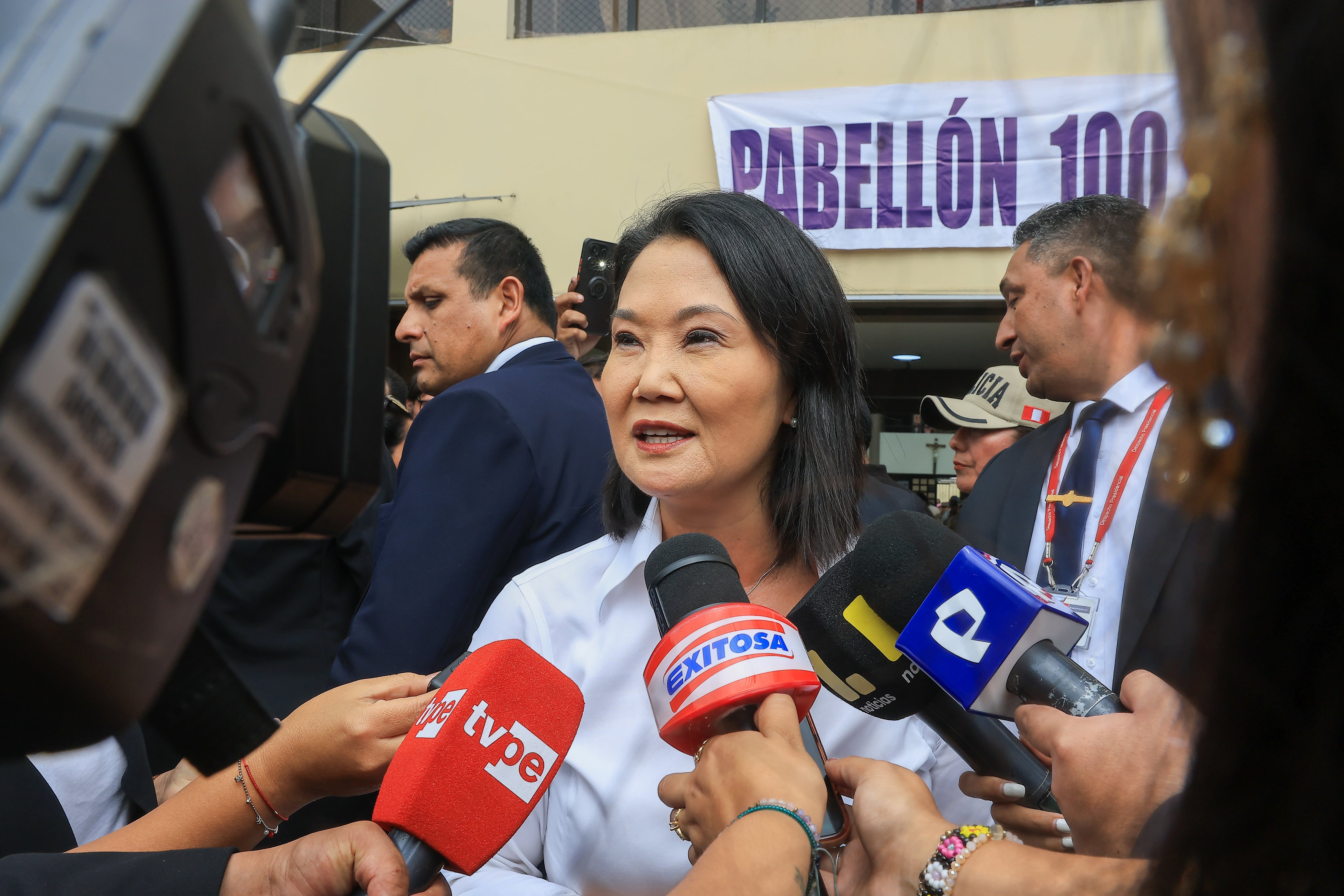 Keiko Fujimori pide a los ciudadanos votar de manera consciente