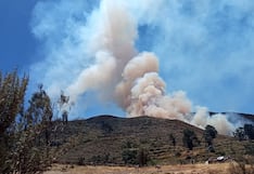 Incendio forestal afecta cobertura natural y mantiene en alerta a pobladores de Córdova