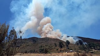 Incendio forestal afecta cobertura natural y mantiene en alerta a pobladores de Córdova