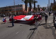 Tacna: Tarateños recorren 96 Km para rendir homenaje a los mártires de la resistencia