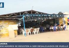 Chorrillos: Pescadores se atrincheran para evitar ser desalojados del terminal