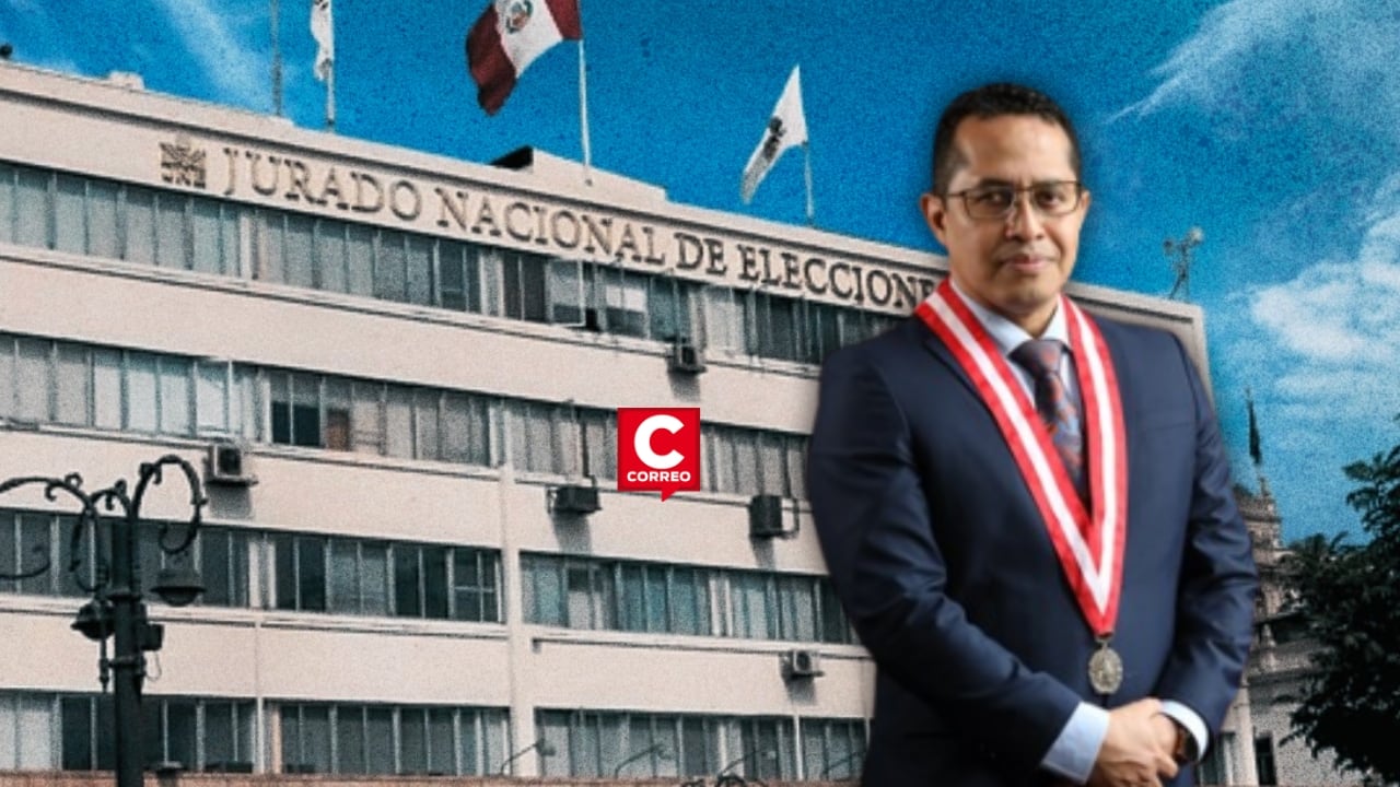 JNE reclama fondos para elecciones: incumplimiento sería causal de vacancia según Burneo. Composición: Diario Correo.