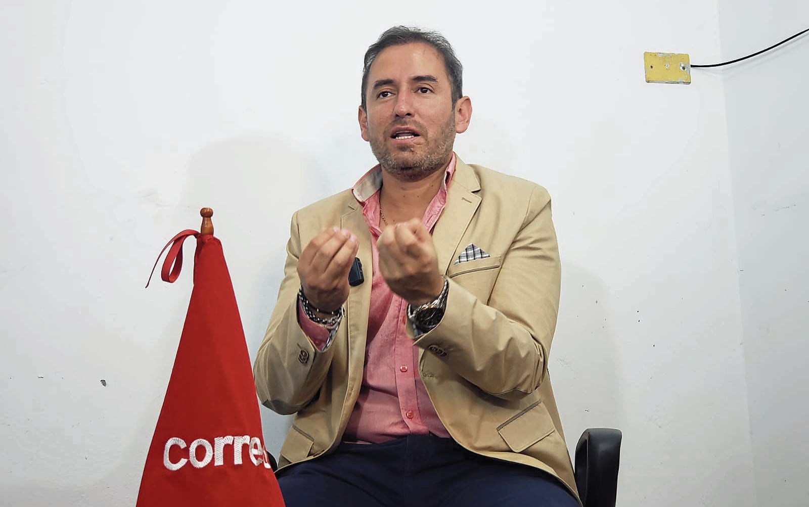 Augusto Arce, candidato a la alcaldía de Yanahuara (Foto: Omar Cruz/@photo.gec)