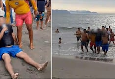 Tres adultos y dos niños salvan de morir ahogados en la playa malecón de Pisco