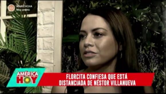 Declaraciones de Flor Polo sobre Néstor Villanueva