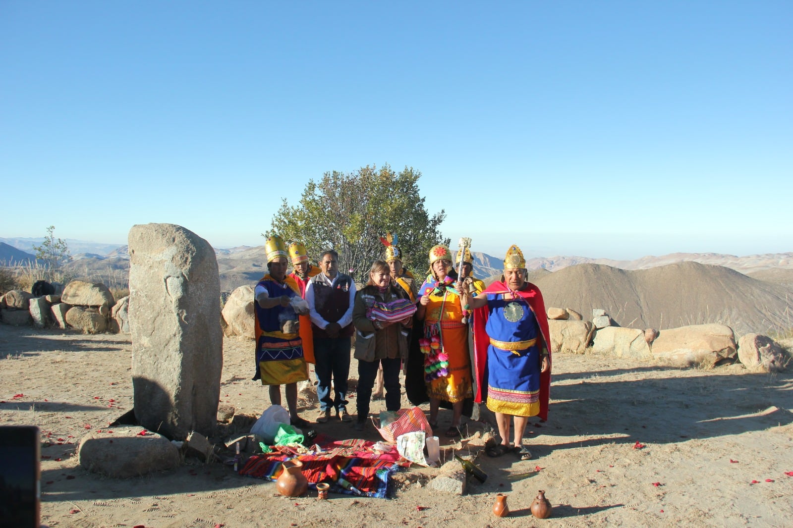 Pago a la Pachamama en homenaje a Arequipa se realizó en Churajón. Foto: Iván Contreras.