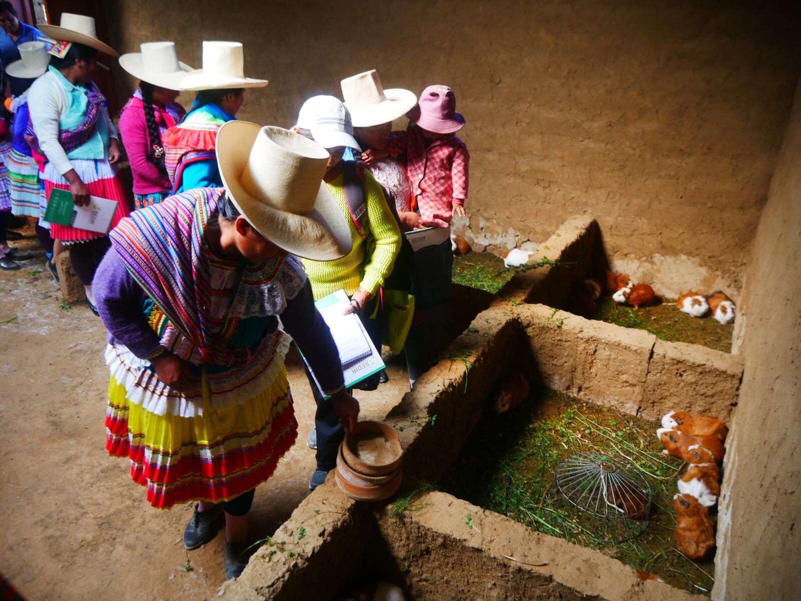 Mujeres rurales aprendieron de forma práctica a aplicar medicamentos.