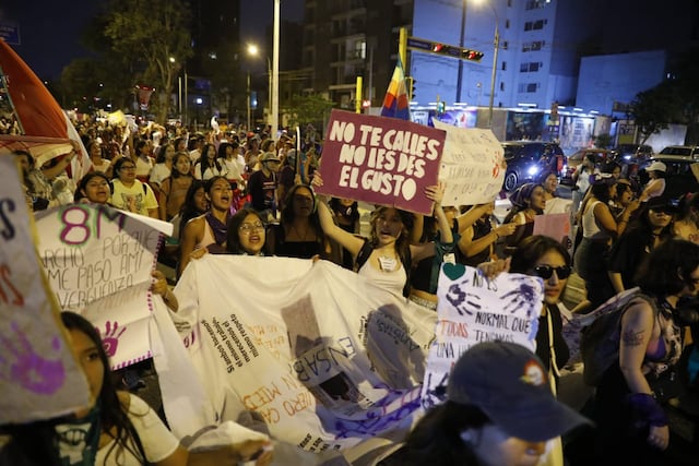 Marcha por el Día de la Mujer 2024.