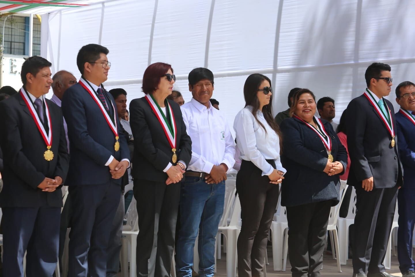 Artesanos reciben homenaje por su aniversario. (Foto: Leonardo Cuito)