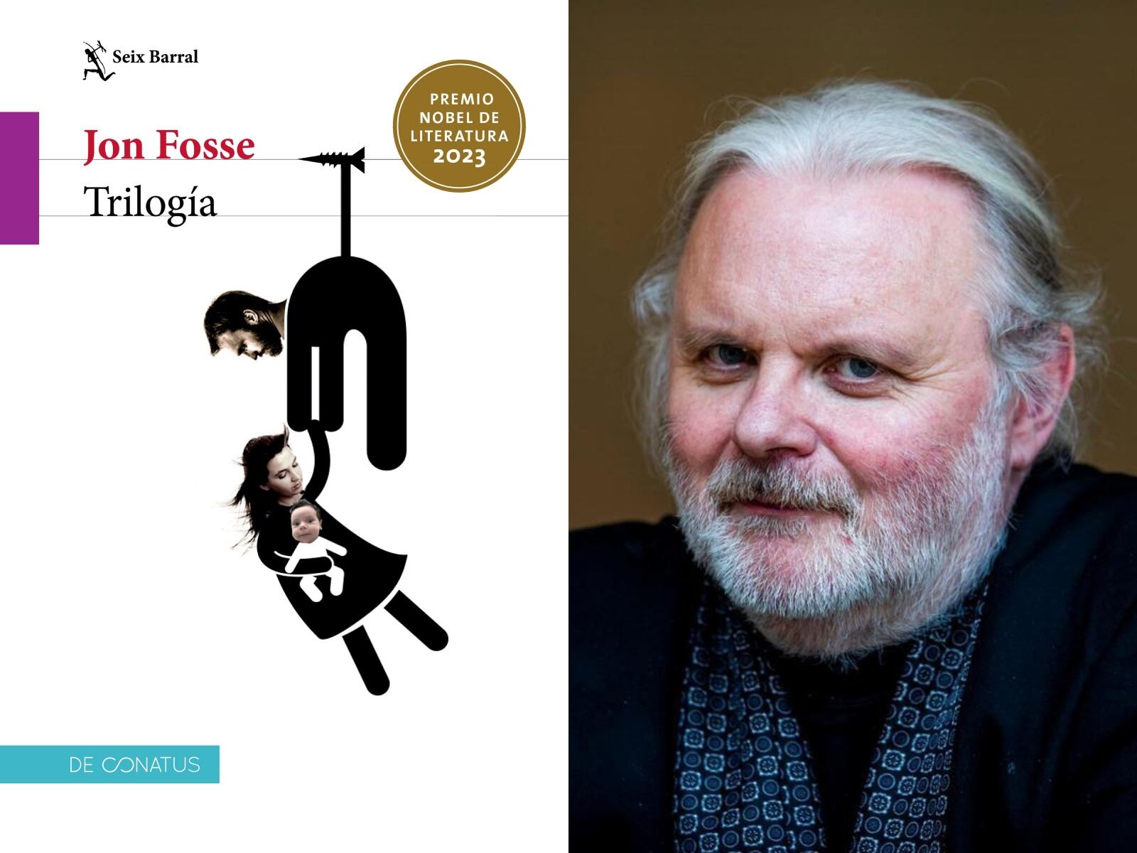 Jon Fosse, premio Nobel de Literatura 2023, muestra la oscuridad más terrible en la sociedad de su país (Foto: Seix Barral / AFP)