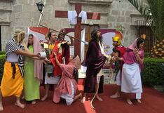 Semana Santa: “El Camino de la Redención” en el corazón de Arequipa (VIDEO)