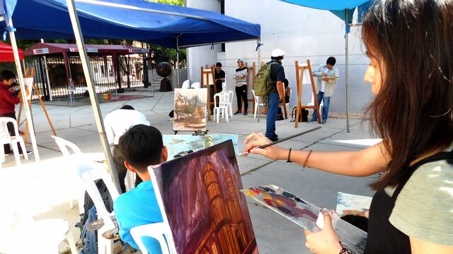 Singular concurso de pintura rápida “Piura monumental”