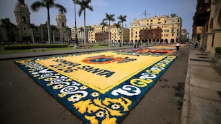 Municipalidad de Lima realizó concurso de alfombras florales por Semana Santa 2026 (FOTOS)