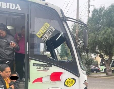 Según se ha informado, se trataría de una “disputa” de rutas, debido a que los vehículos de la empresa Nuevo California (letra A) estarían invadiendo la misma ruta que es cubierta por la empresa California (letra C).