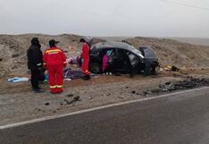 Nasca: una familia entera sufre accidente en Marcona, que dejó un muerto y seis heridos