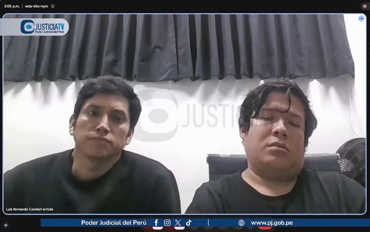La Fiscalía revela que la organización criminal cobró 2 millones de dólares por el rescate del empresario minero Jenss Lara Tantaquilla, tras negociar a través de un “garante”. Asimismo, se señala a Joyce Bereche como presunto responsable logístico por haber alquilado el inmueble del cautiverIo y la camioneta blanca Hilux. (Foto: Justicia TV)