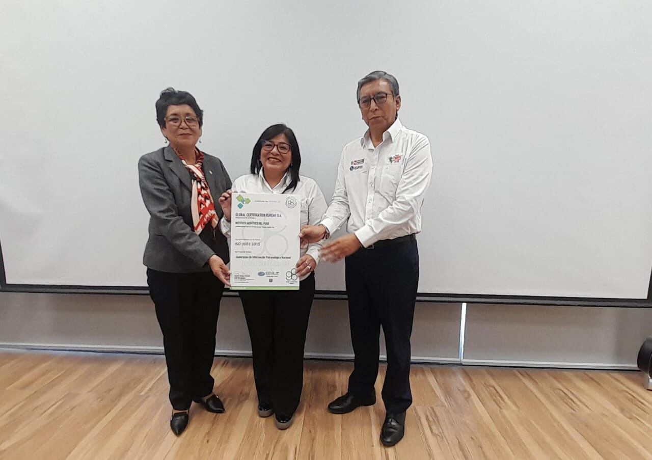 Desde Arequipa, IGP recibe certificación ISO 9001 por la calidad en los servicios que ofrece. Foto: GEC.