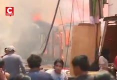 Segundo incendio en el asentamiento humano Puerto Nuevo, en el Callao, fue controlado (VIDEO)