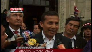Humala: Gobierno no tiene ánimo de confrontar sino de dialogar