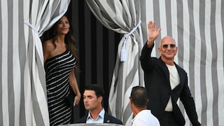 Jeff Bezos y Lauren Sánchez llegan a Venecia para su boda entre secretismo y protestas