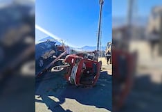 Arequipa: Choque entre auto y motocarga deja dos heridos en Cerro Colorado