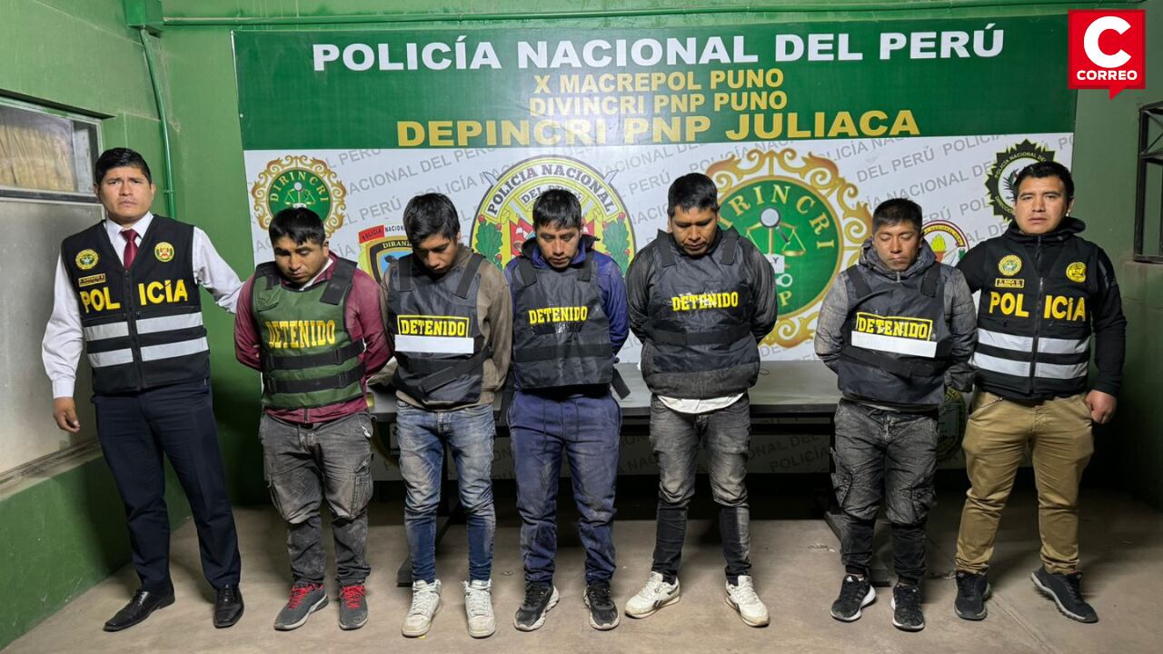 Puno: Desbaratan a presunta banda delincuencial que hacían marcaje para perpetrar asalto