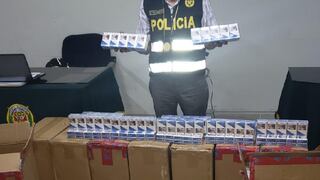 Incautan 31,690 cigarillos adulterados en tiendas de Trujillo