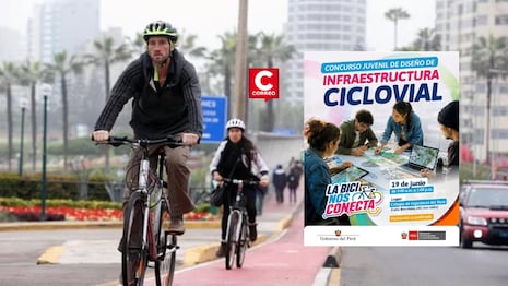 Universitarios podrán participar en concurso del MTC para diseñar ciclovías en ciudades del Perú