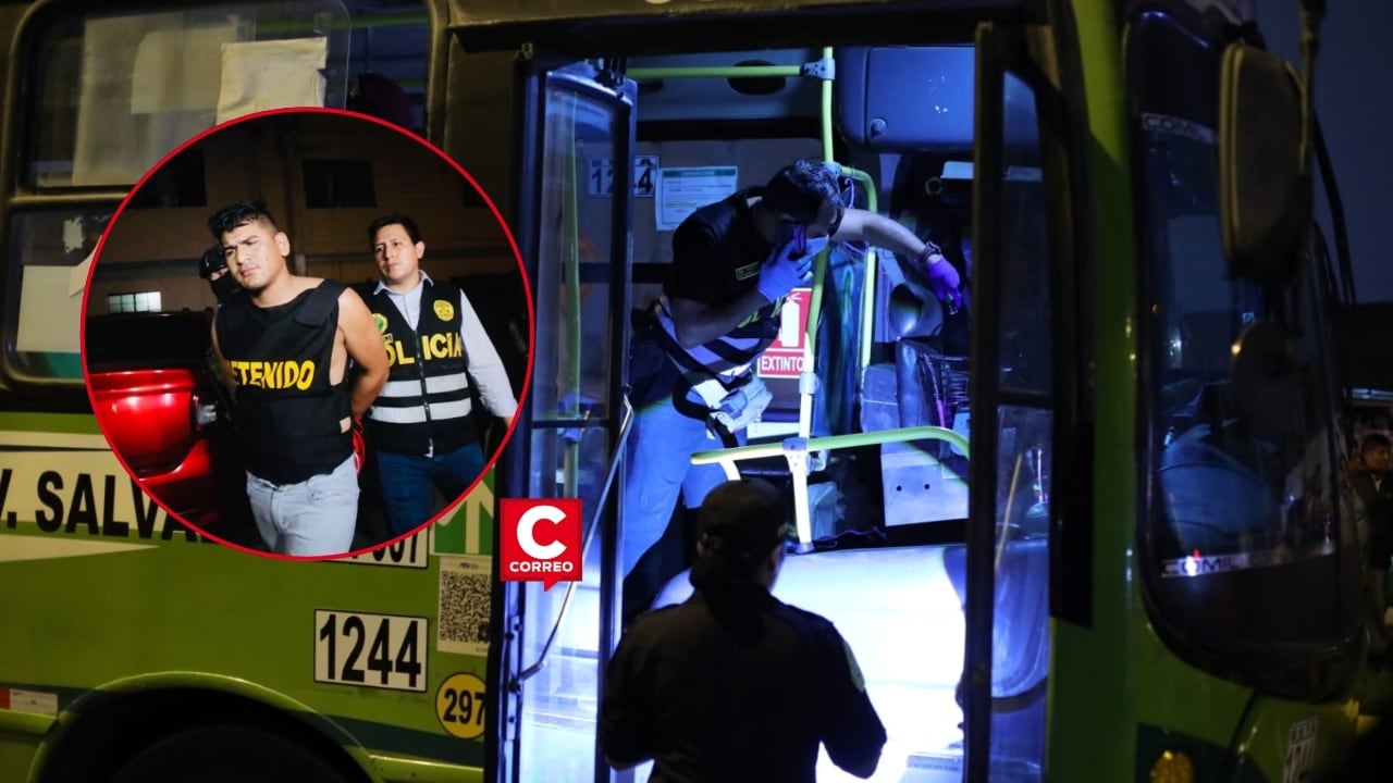 SMP: detienen a cuatro presuntos miembros de ‘Los Occidentales’ por asesinato de conductor de bus Etupsa 73. Composición: Diario Correo.