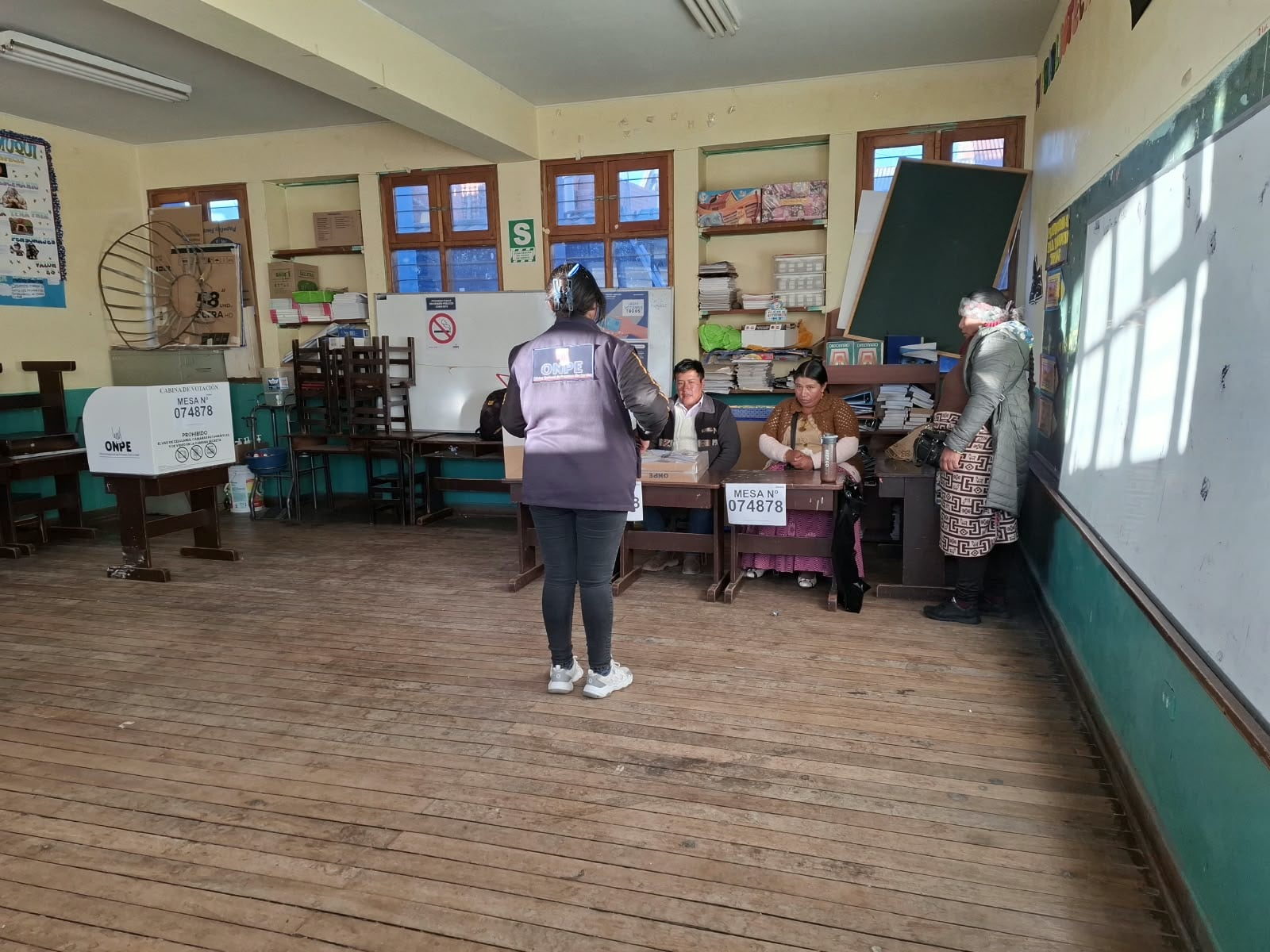 Puno: Distrito de Rosaspata registra la primera mesa de sufragio instalada en Huancané
