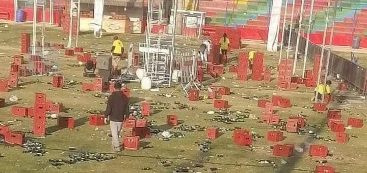 Así amaneció el estado de La Tomilla en Cayma. (Foto: Difusión)