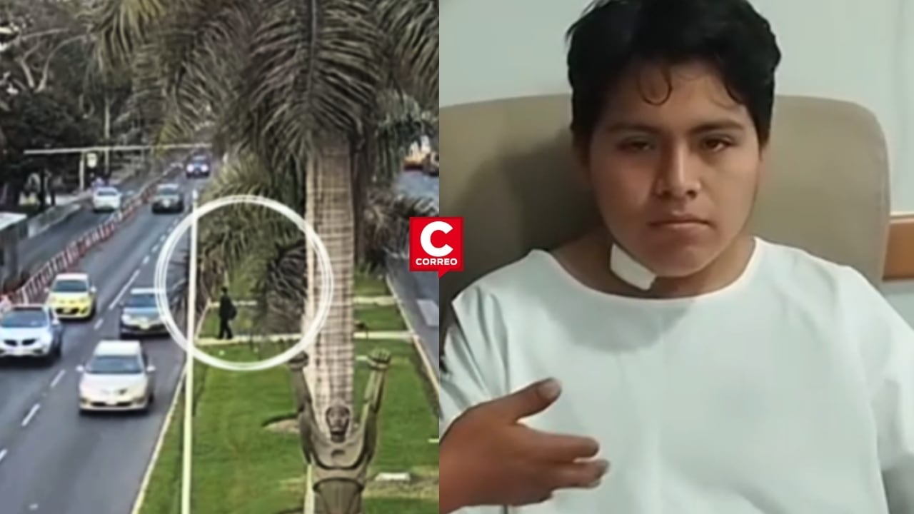 Joven atropellado en Javier Prado sale de UCI y familiares piden apoyo económico para cubrir gastos médicos. Composición: Diario Correo.