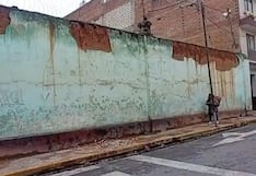 Por lluvias pared de la comisaría de Tarma está a punto de colapsar