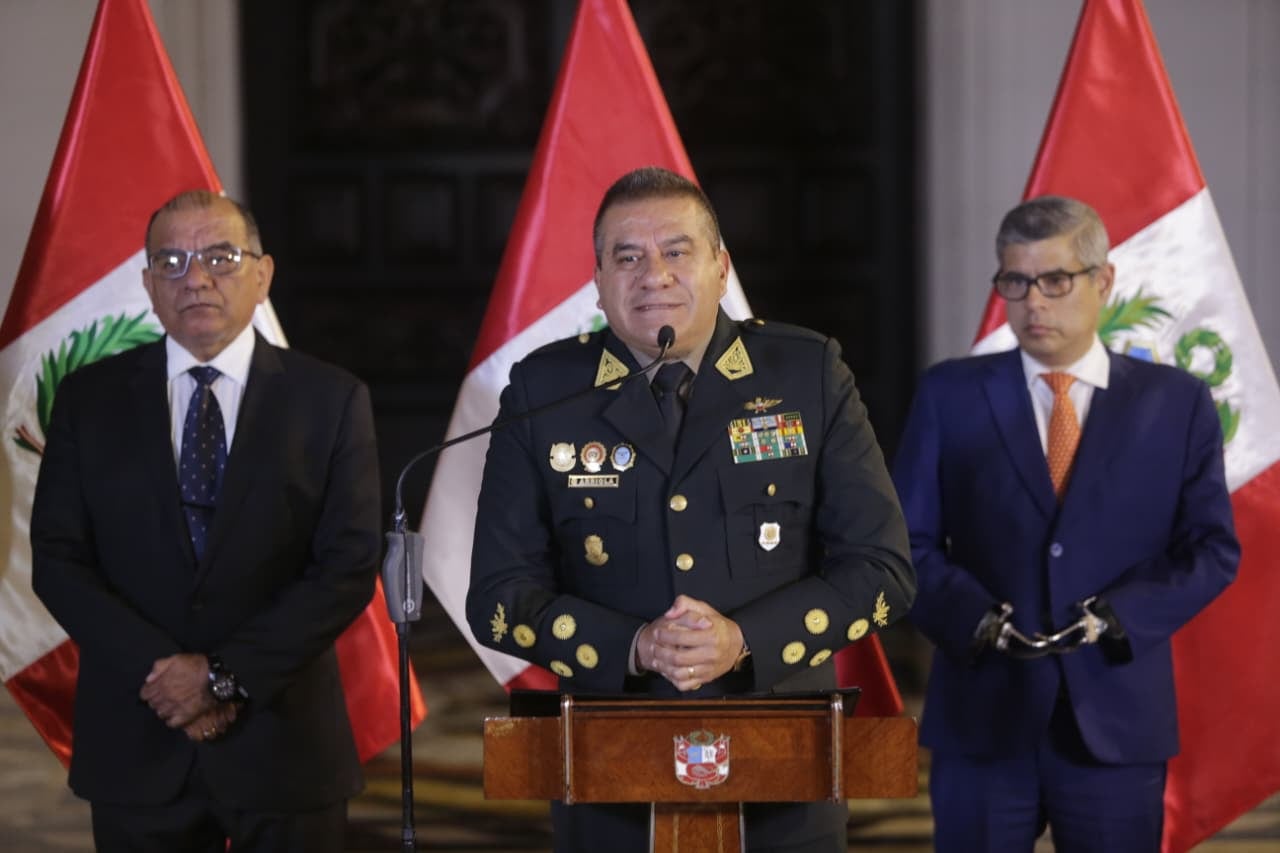Óscar Arriola deja el cargo de comandante general de la PNP en los próximos días. Foto: Cesar Bueno @photo.gec.